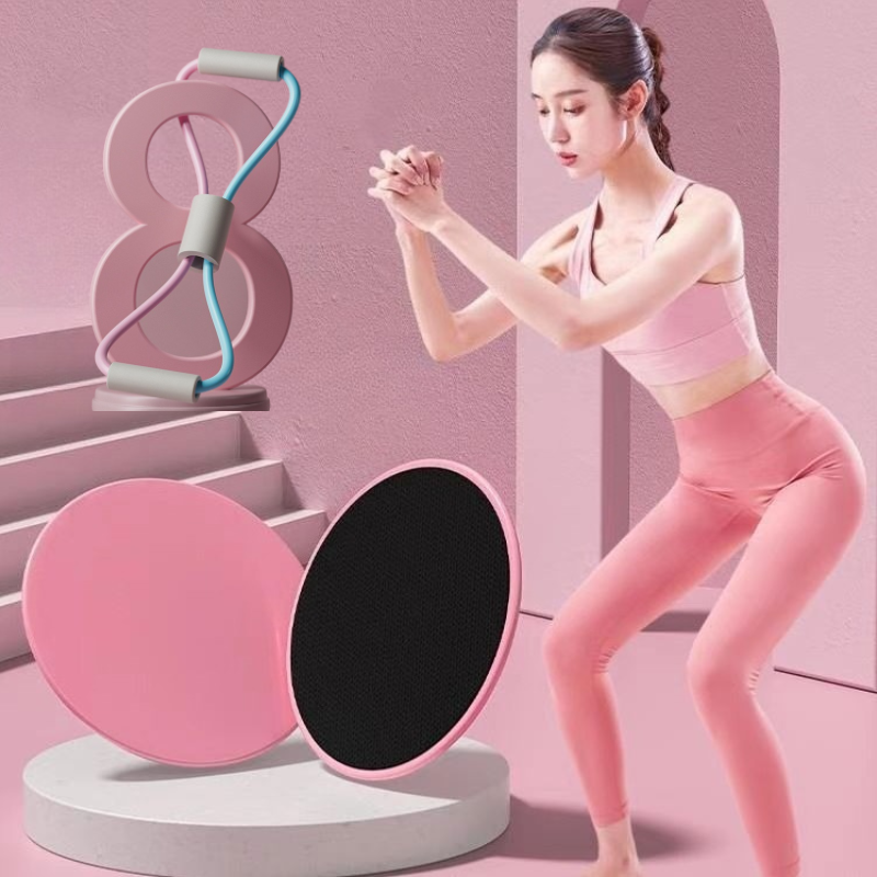 Gliding Disc Slider - 8 Shape Tension Band Full-Body Workout