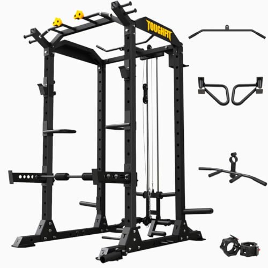 Home Gym Multifunctional - 2024 Upgraded T2 Power Cage Multi-Function