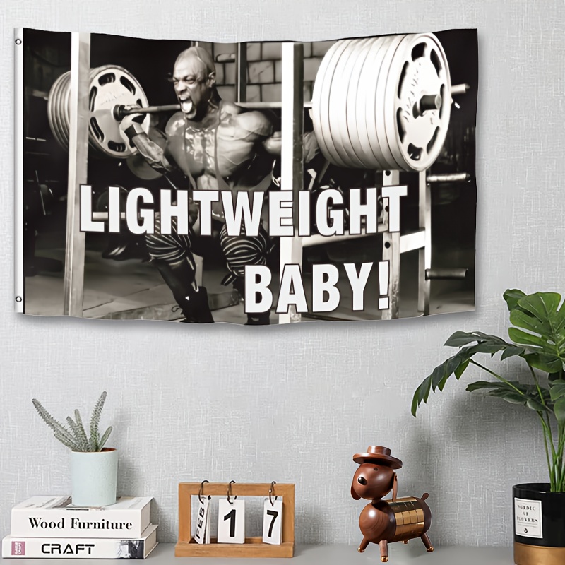 Home Gym Vibes - 1pc Lightweight Baby Ronnie Coleman Tapestry
