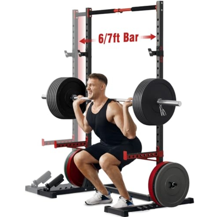 Home Gym Multifunctional - Squat Rack with Pull-Up Bar Multi-Functional