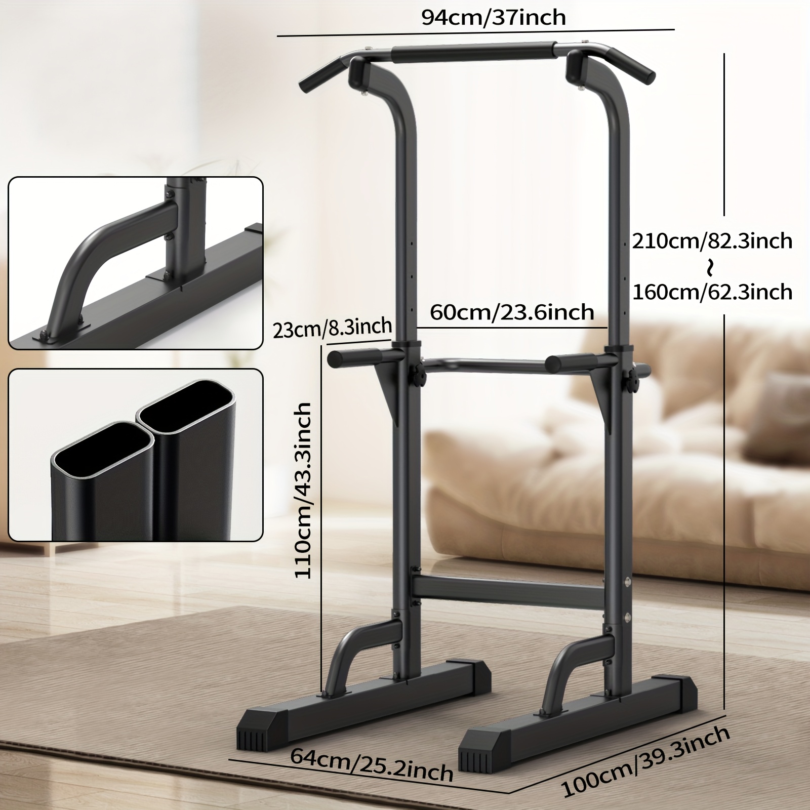 Djustable Height Power Tower D - Home Gym Multifunctional avaliação e preço