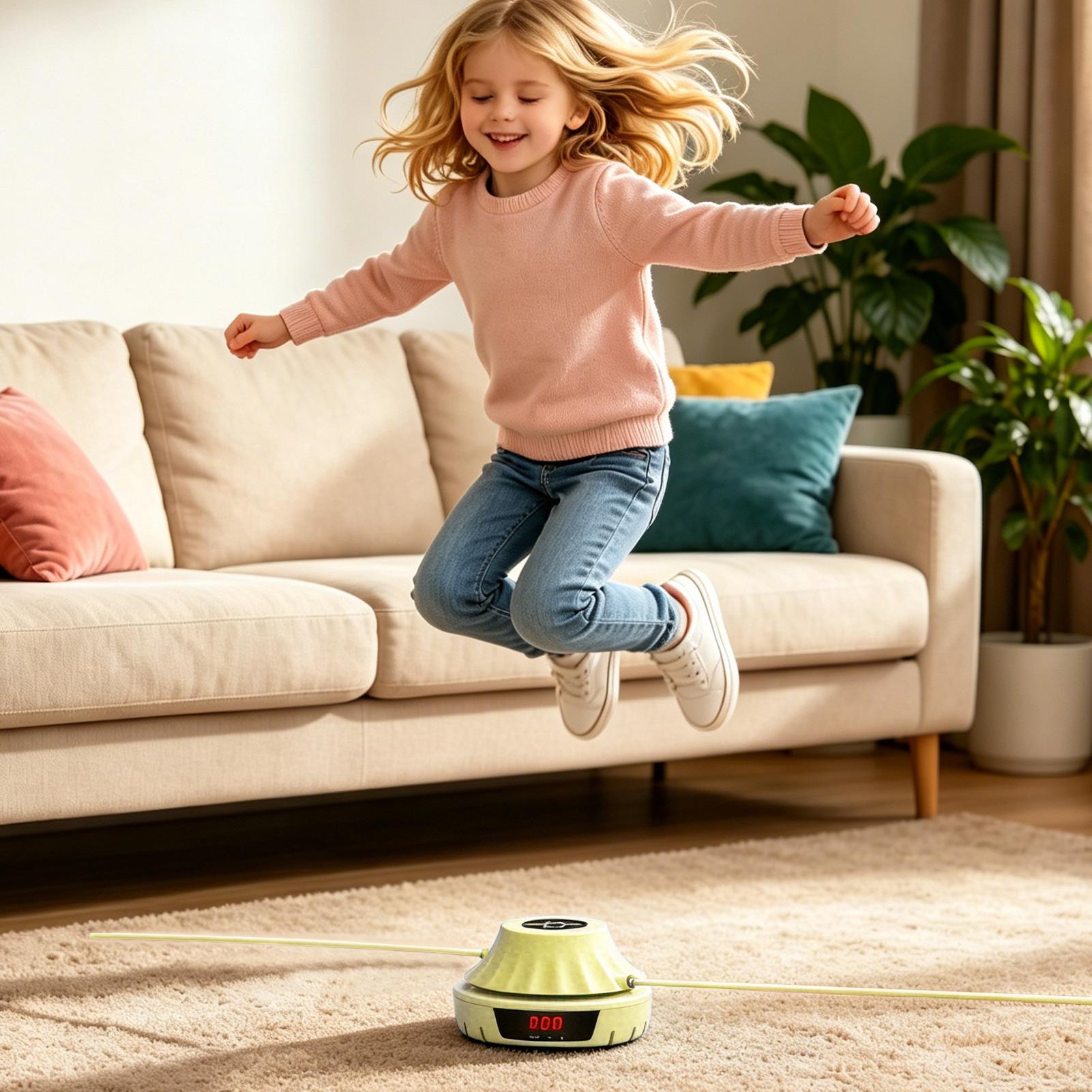 Auto Jump Trainer Lcd Counter  - Home Gym For Kids avaliação e preço