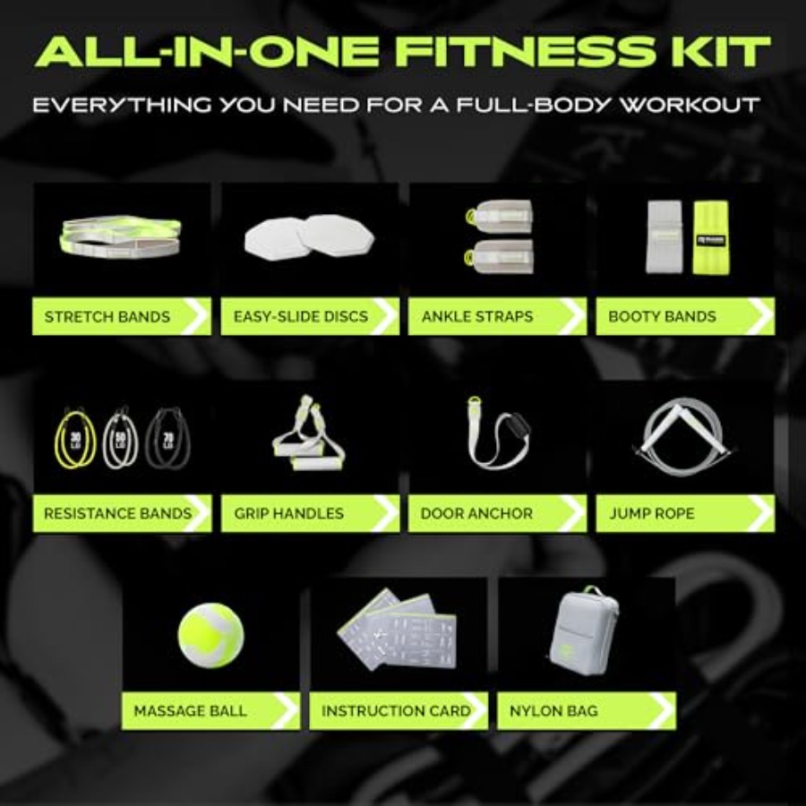 Home Gym Equipment Kit for Ful - Home Gym Resistance avaliação e preço