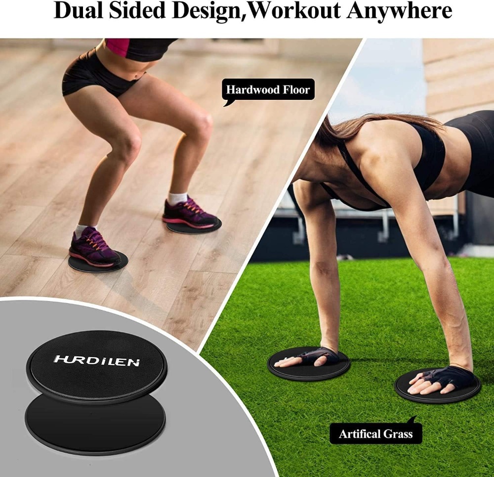 Dual-Sided Exercise Gliding Di - Gliding Disc Slider avaliação e preço