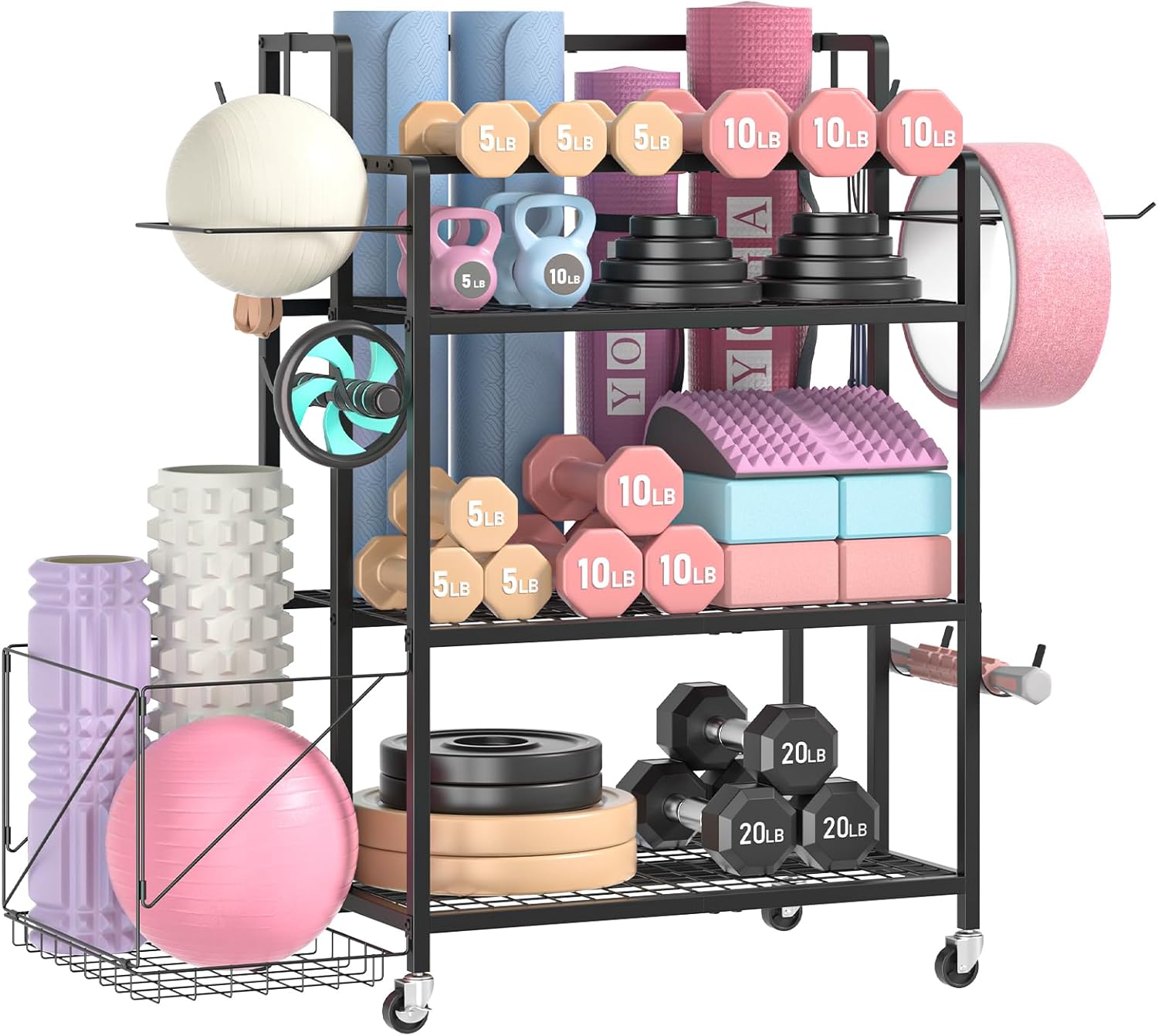 Home Gym Storage, No Material  - Home Gym Dumbbells avaliação e preço