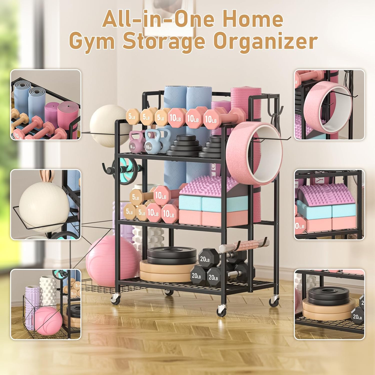 Home Gym Storage, No Material  - Home Gym Dumbbells avaliação e preço