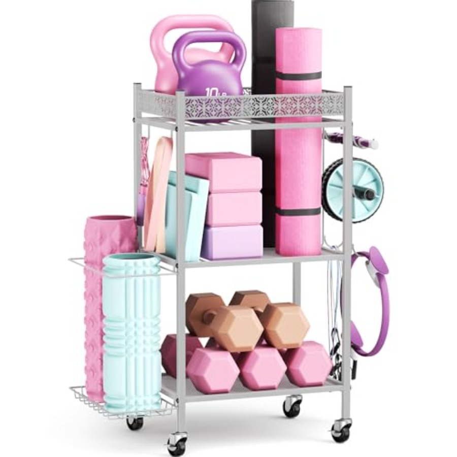 Yoga Mat Storage Rack Home Gym - Home Gym Yoga Mat Storage avaliação e preço