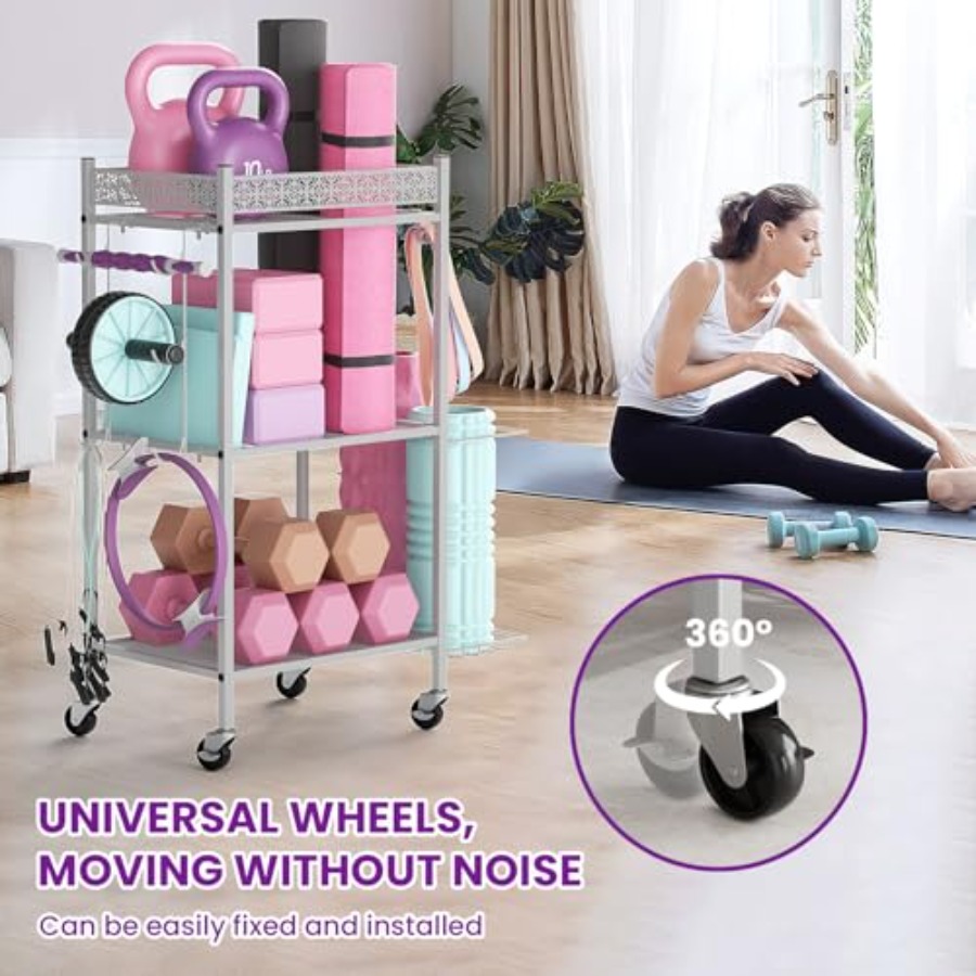 Yoga Mat Storage Rack Home Gym - Home Gym Yoga Mat Storage avaliação e preço
