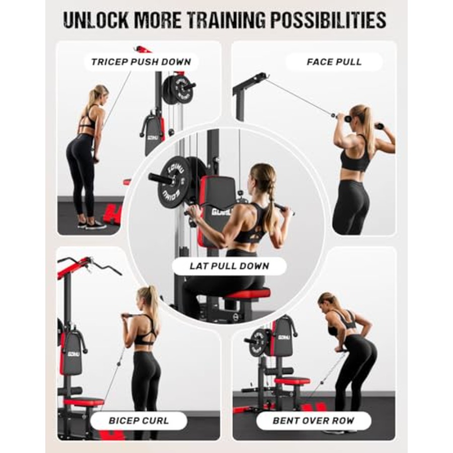 Home gym LAT pulldown machine, - Lat Pulldown Cable avaliação e preço