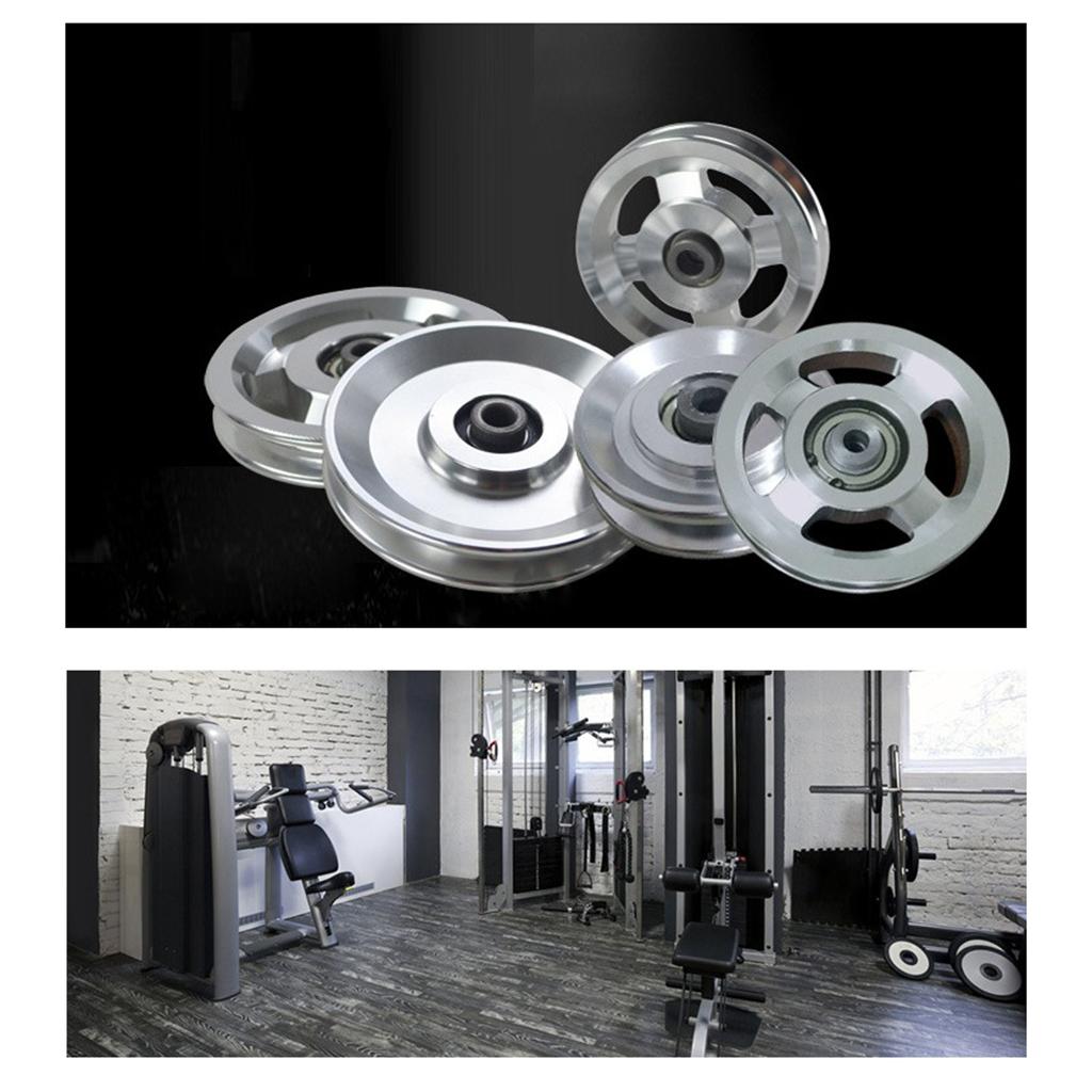 Aluminum Pulley Roller Rope Gu - Home Gym Diy Pulley System avaliação e preço