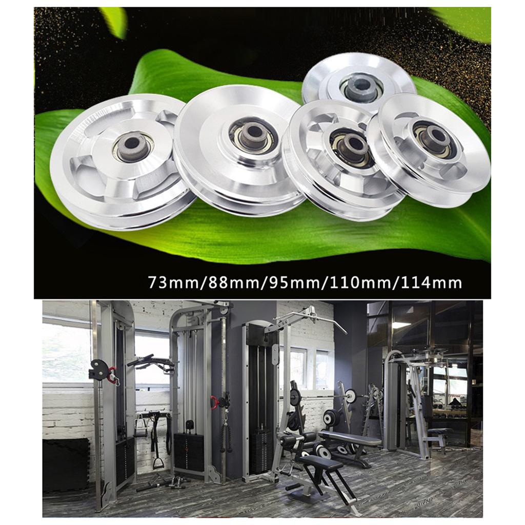 Aluminum Pulley Roller Rope Gu - Home Gym Diy Pulley System avaliação e preço