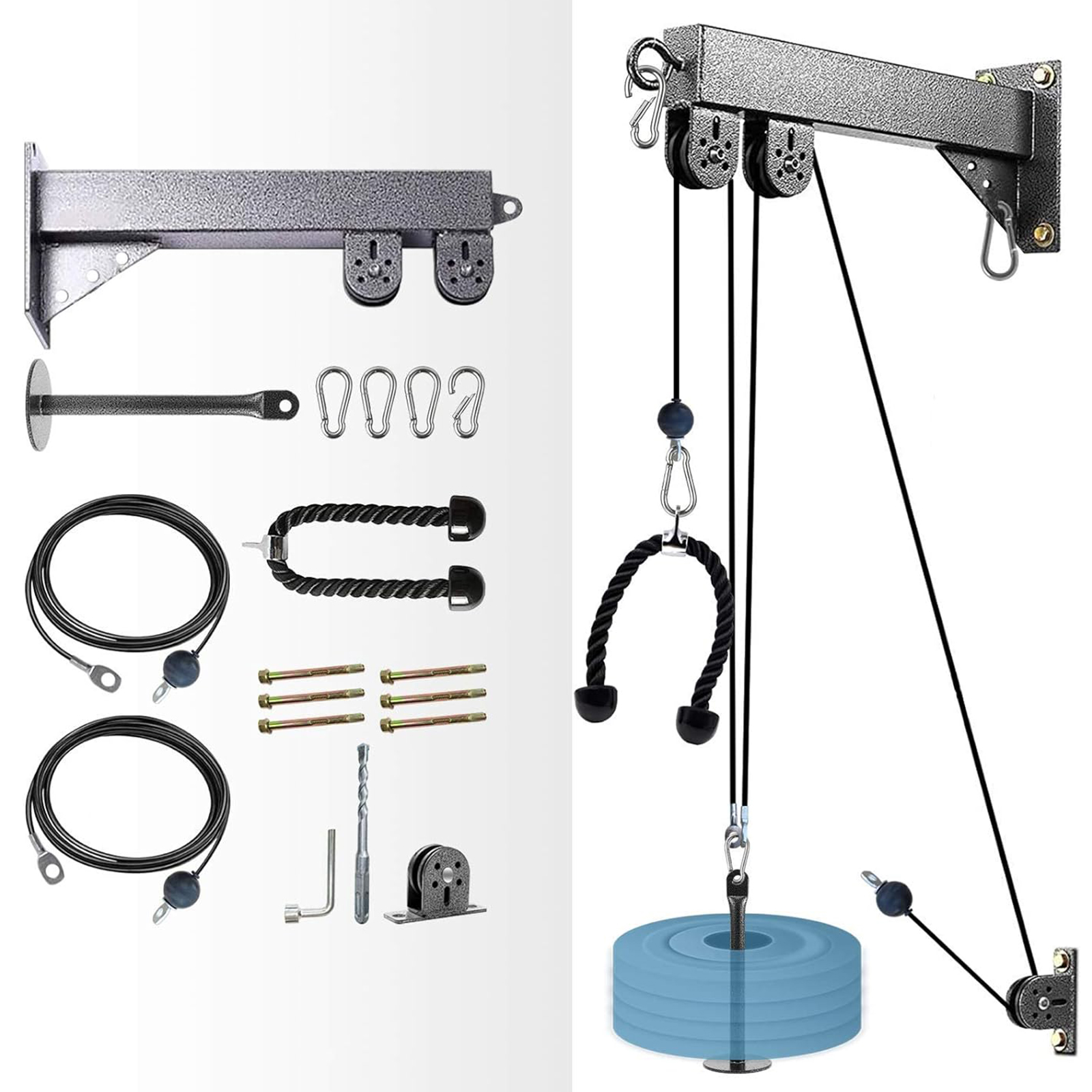 Fitness Cable Pulley System fo - Home Gym Diy Pulley System avaliação e preço