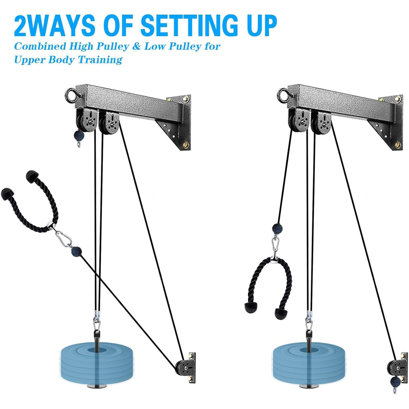 Fitness Cable Pulley System fo - Home Gym Diy Pulley System avaliação e preço