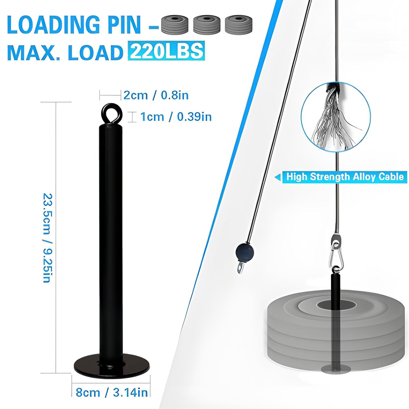 Fitness Cable Pulley System fo - Home Gym Diy Pulley System avaliação e preço
