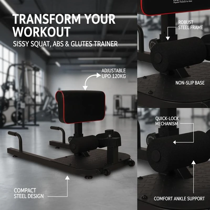 Squat Machine with Push Up Sta - Home Gym Hip Thrust Machine avaliação e preço