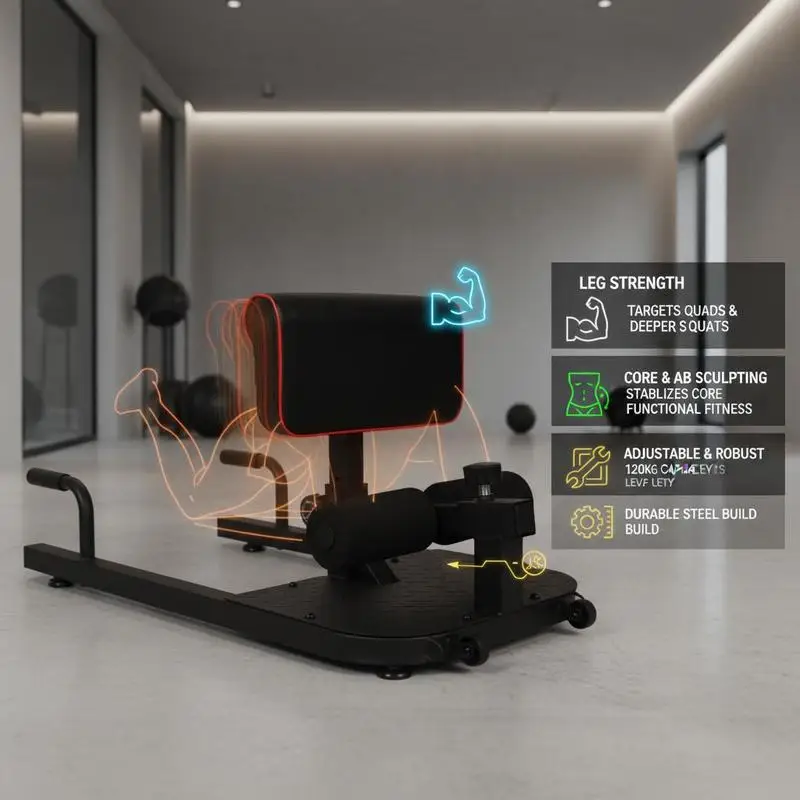 Squat Machine with Push Up Sta - Home Gym Hip Thrust Machine avaliação e preço