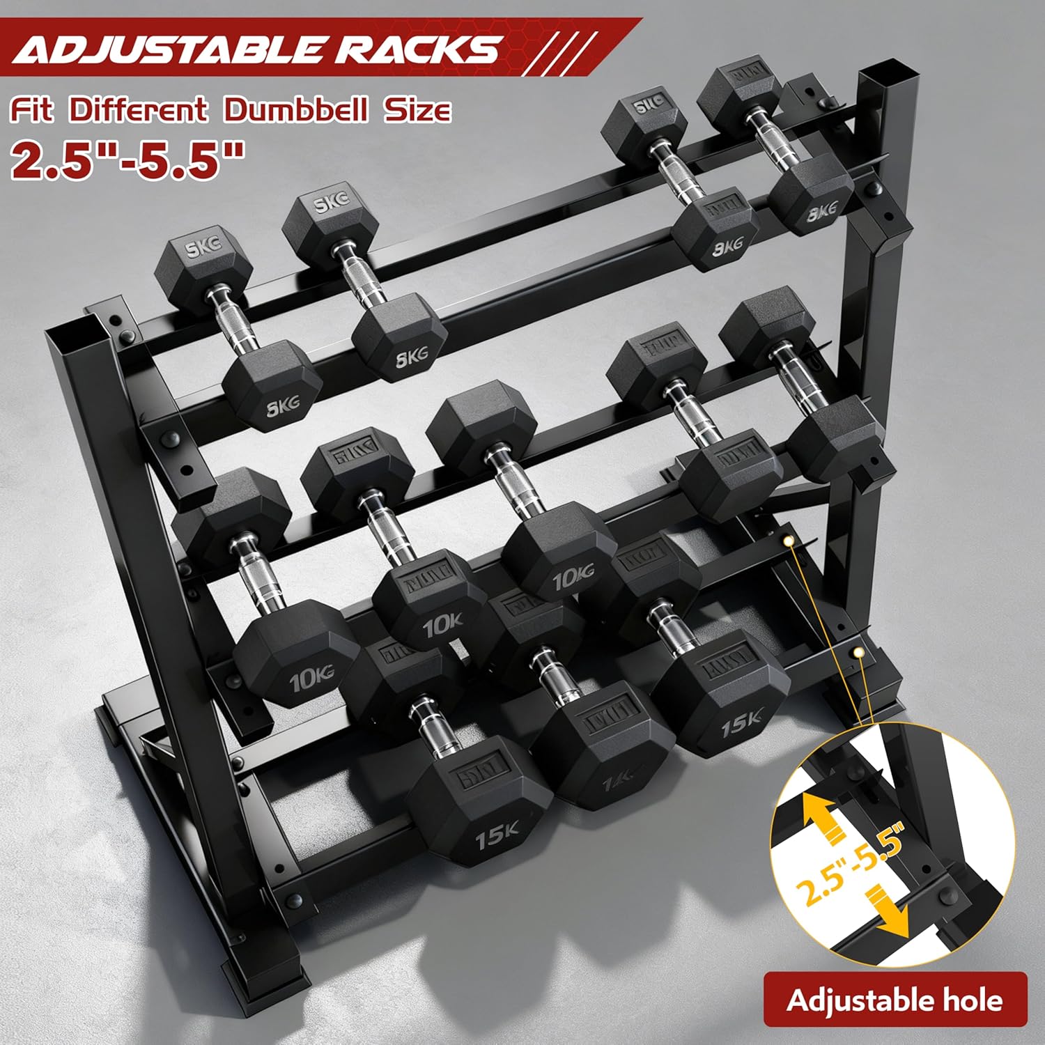 Home Gym Dumbbell Rack, Iron M - Home Gym Dumbbells avaliação e preço