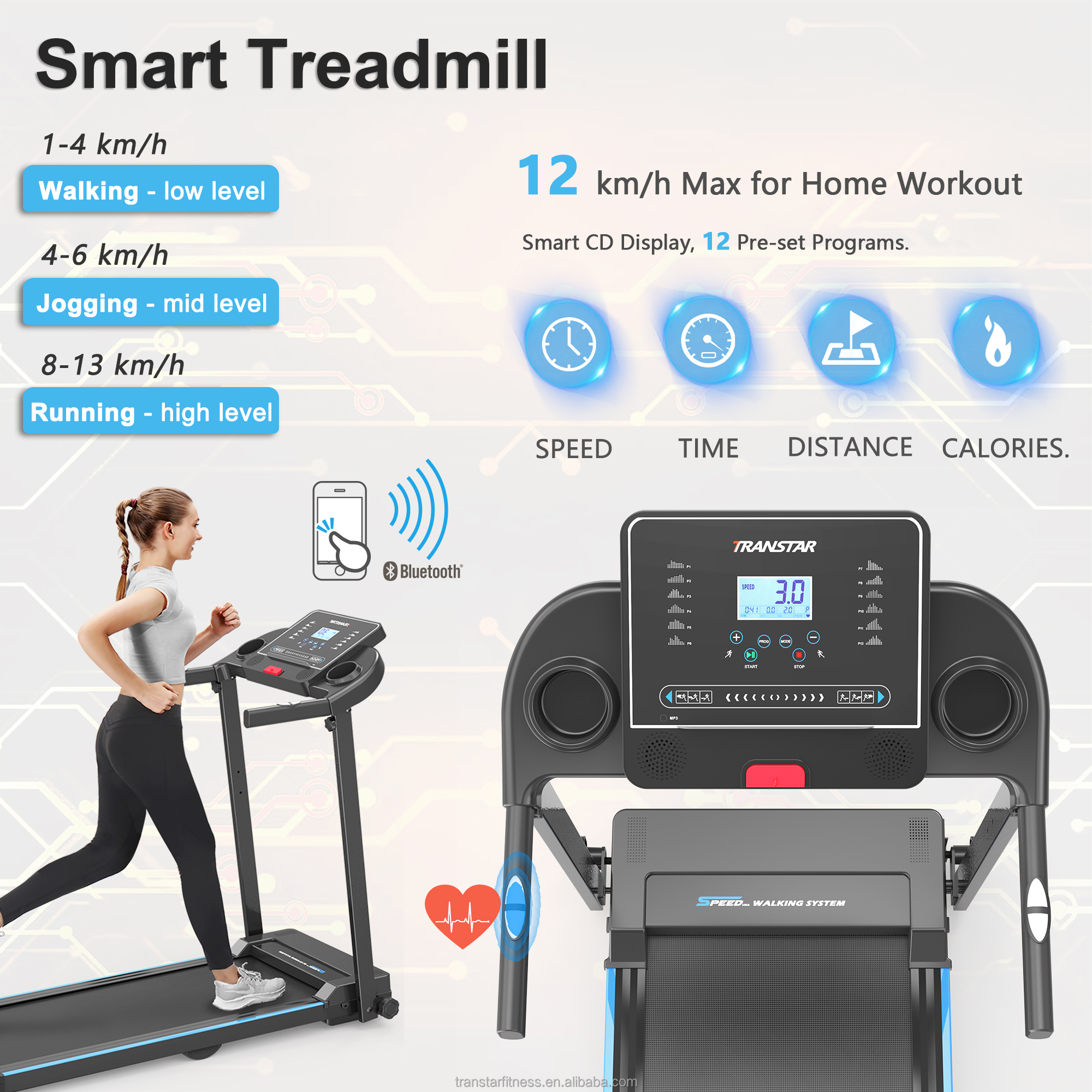 2.5HP Motor Foldable Electric  - Home Gym Ideas avaliação e preço