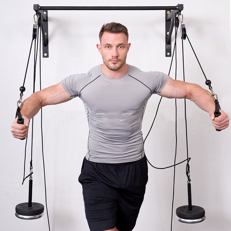 Wall Mounted DIY Fitness Pulle - Home Gym Diy Pulley System avaliação e preço
