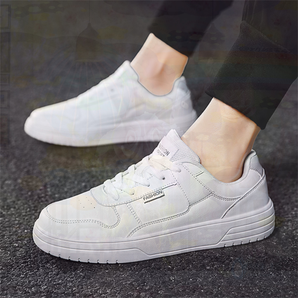 With Ties PU Leather Shoes 41  - Home Gym Outdoor Ideas avaliação e preço