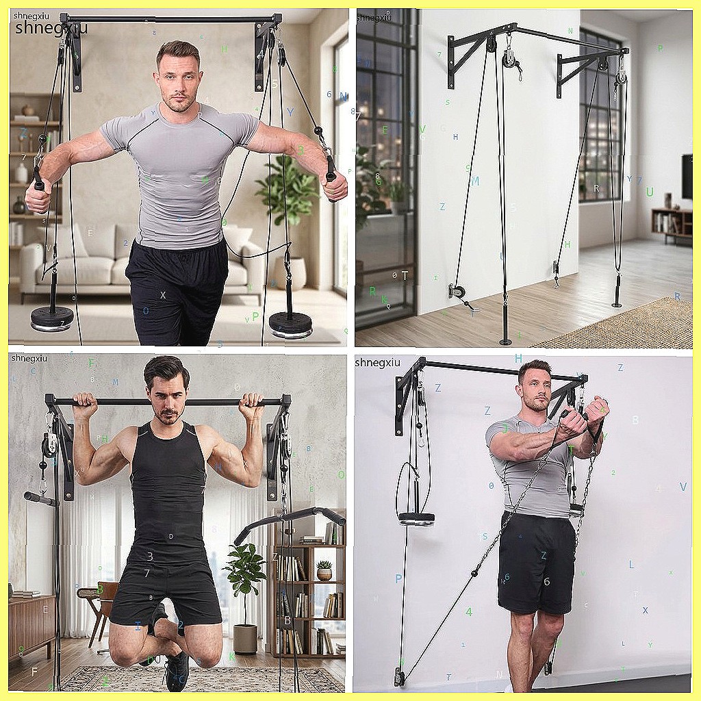 Wall Mounted DIY Fitness Pulle - Home Gym Diy Pulley System avaliação e preço