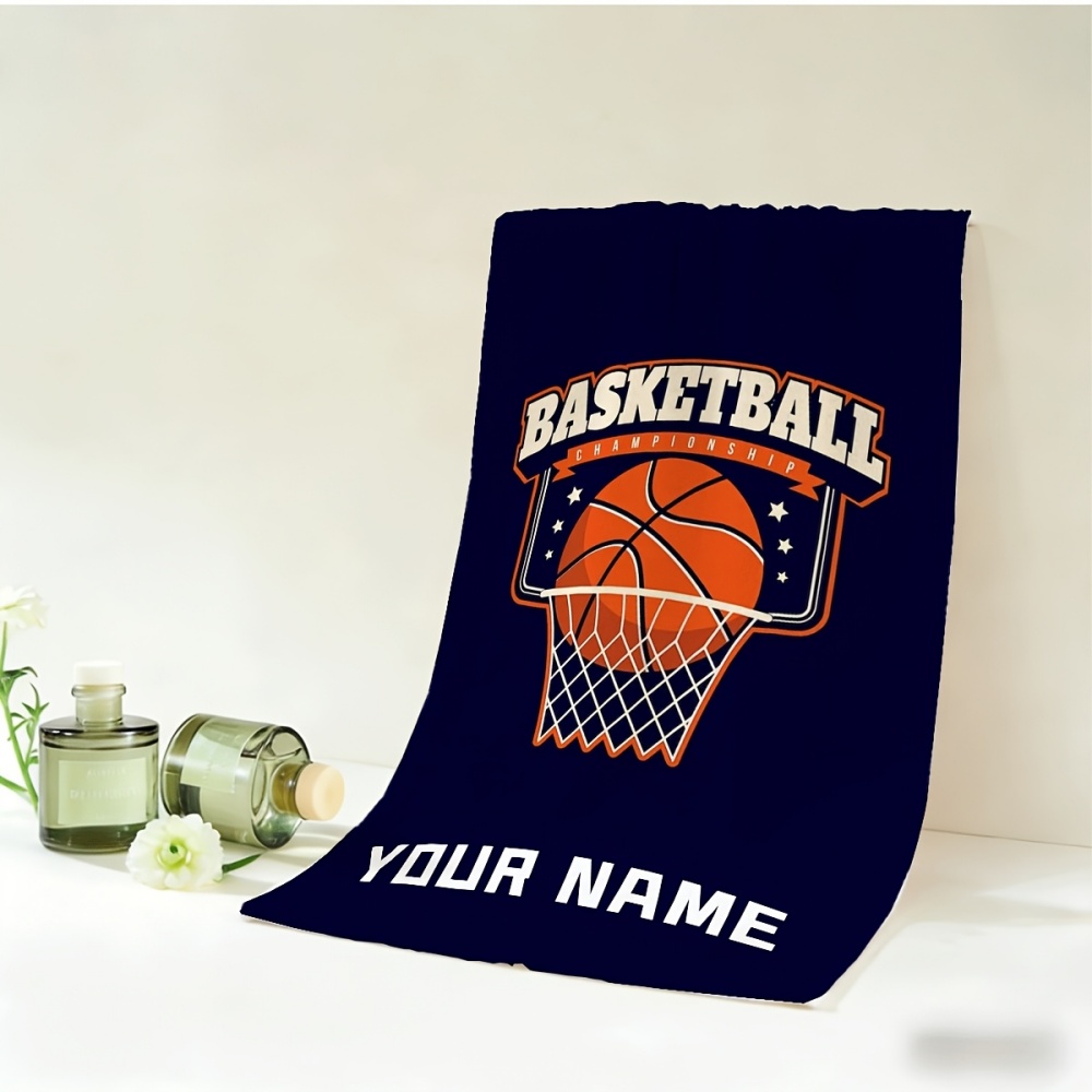 2pcs Name/Text Basketball Towe - Home Gym Equipment Amazon avaliação e preço