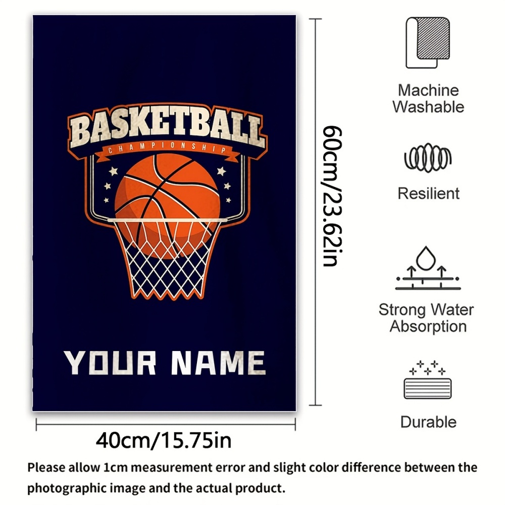 2pcs Name/Text Basketball Towe - Home Gym Equipment Amazon avaliação e preço