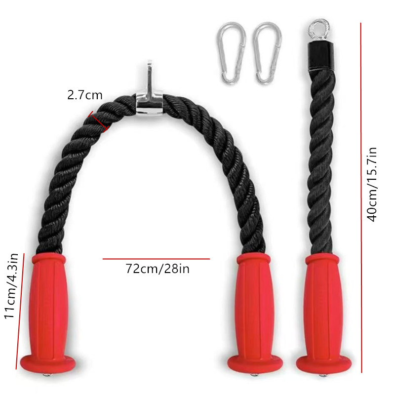 Ergonomic Tricep Ropes Non-Sli - Home Gym Ideas avaliação e preço