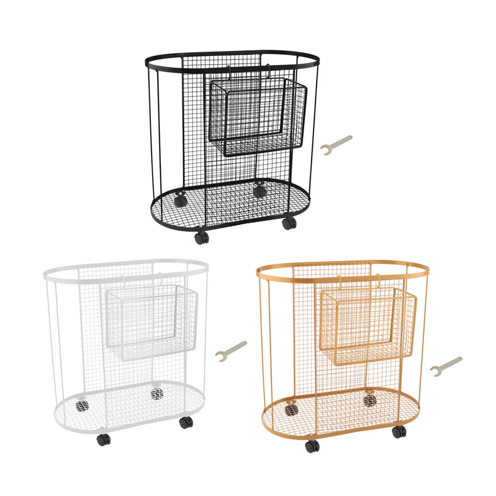 Metal Gym Organizer with Wheel - Home Gym Yoga Mat Storage avaliação e preço