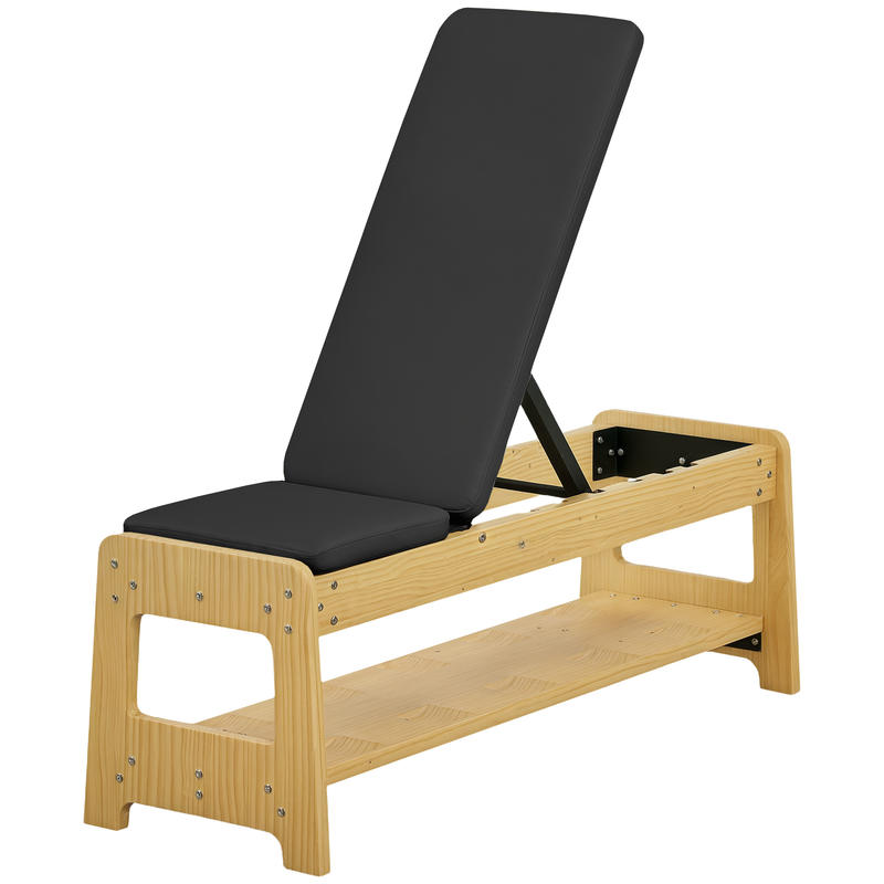 Wooden Adjustable Weight Bench - Home Gym Dumbbells avaliação e preço