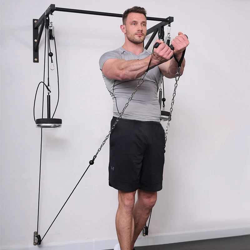 Wall Mounted DIY Fitness Pulle - Home Gym Diy Pulley System avaliação e preço