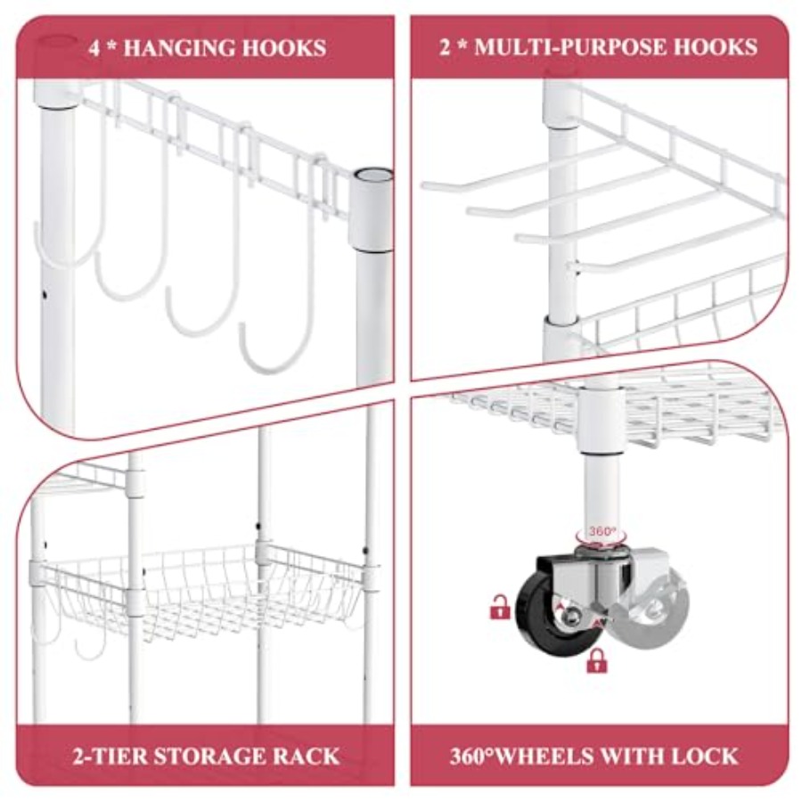 Home Gym Storage Rack with Whe - Home Gym Yoga Mat Storage avaliação e preço