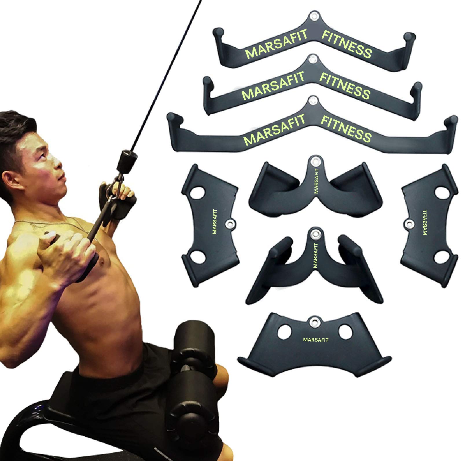 Lat Pull Down Bar Rowing Handl - Home Gym Ideas avaliação e preço