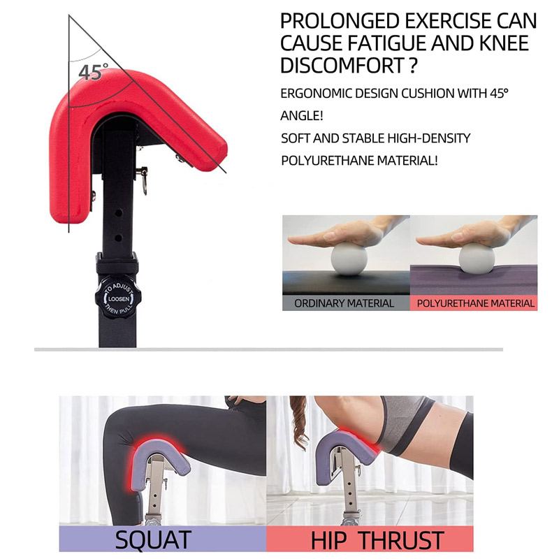 Foldable Commercial Push Up 3  - Home Gym Hip Thrust Machine avaliação e preço