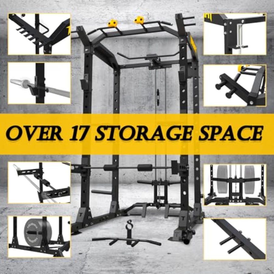 2024 Upgraded T2 Power Cage Mu - Home Gym Multifunctional avaliação e preço