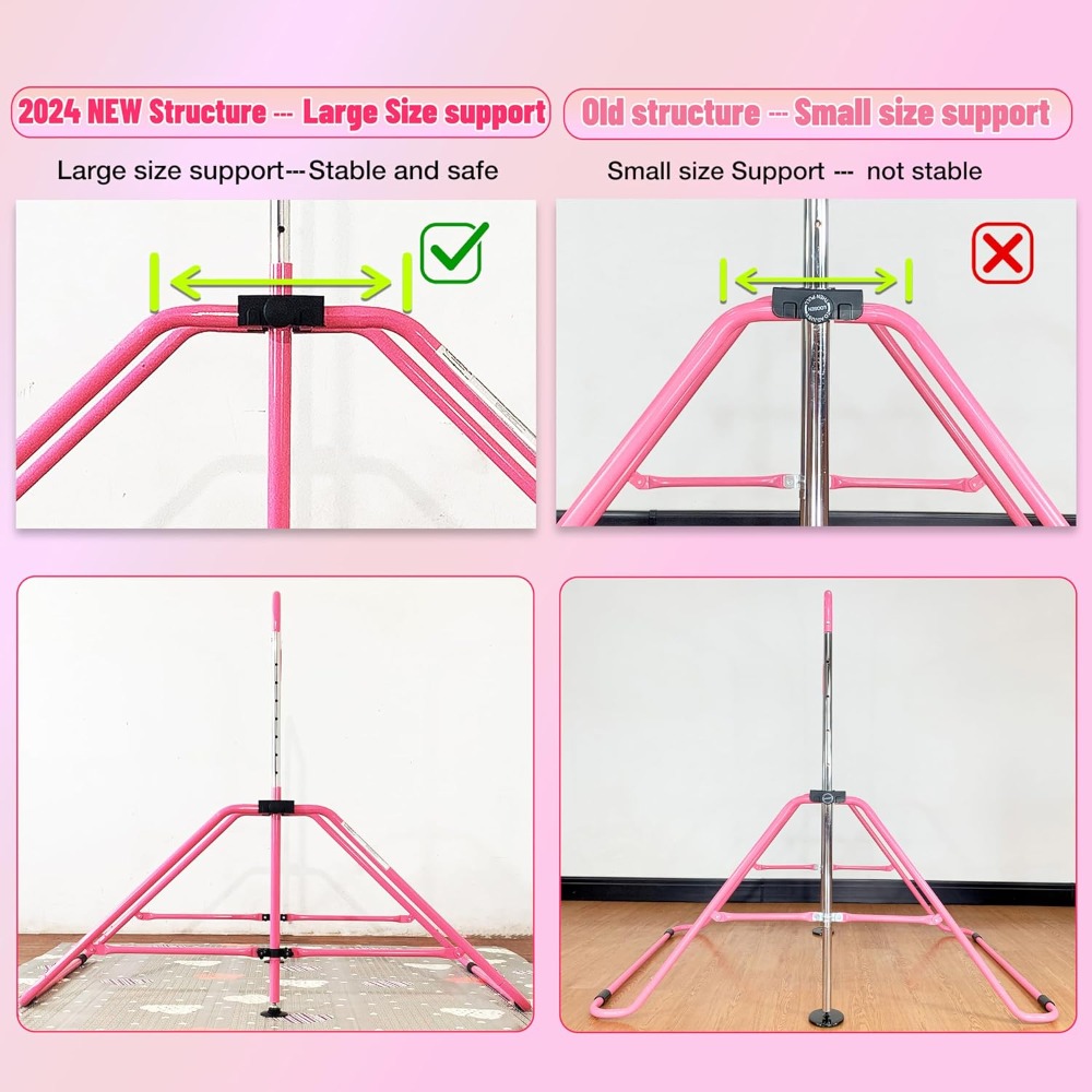 Foldable Gymnastics Bar for Ki - Home Gym For Kids avaliação e preço