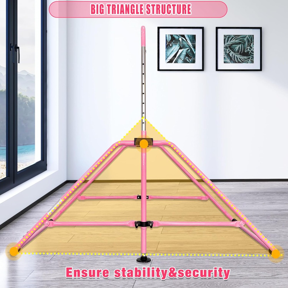 Foldable Gymnastics Bar for Ki - Home Gym For Kids avaliação e preço