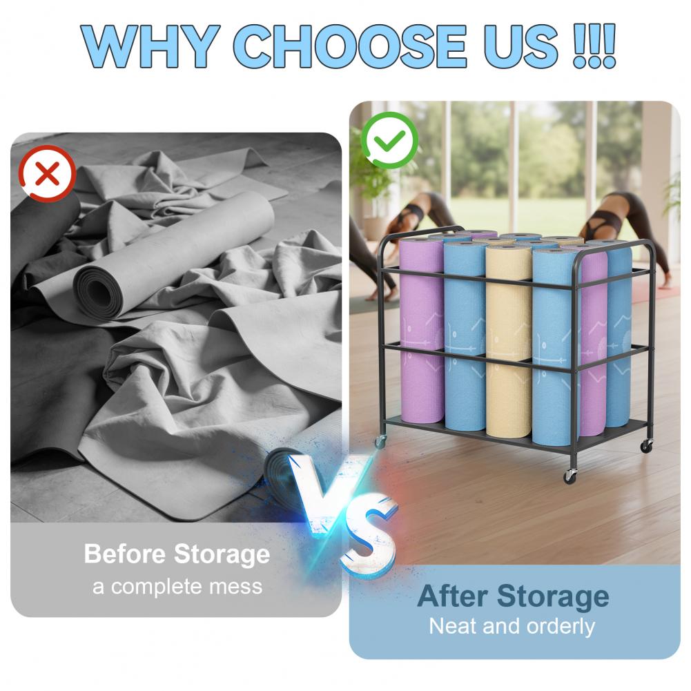 Home Gym Workout Equipment Sto - Home Gym Yoga Mat Storage avaliação e preço