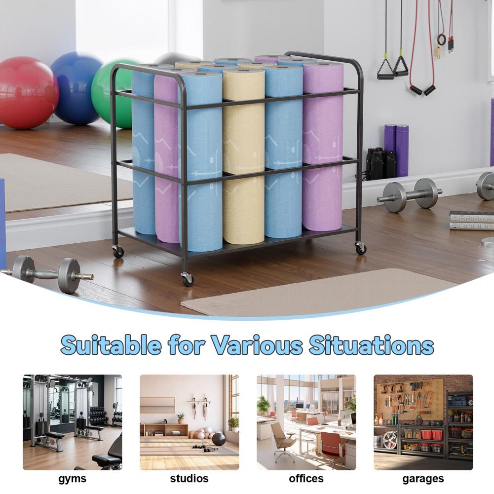 Home Gym Workout Equipment Sto - Home Gym Yoga Mat Storage avaliação e preço