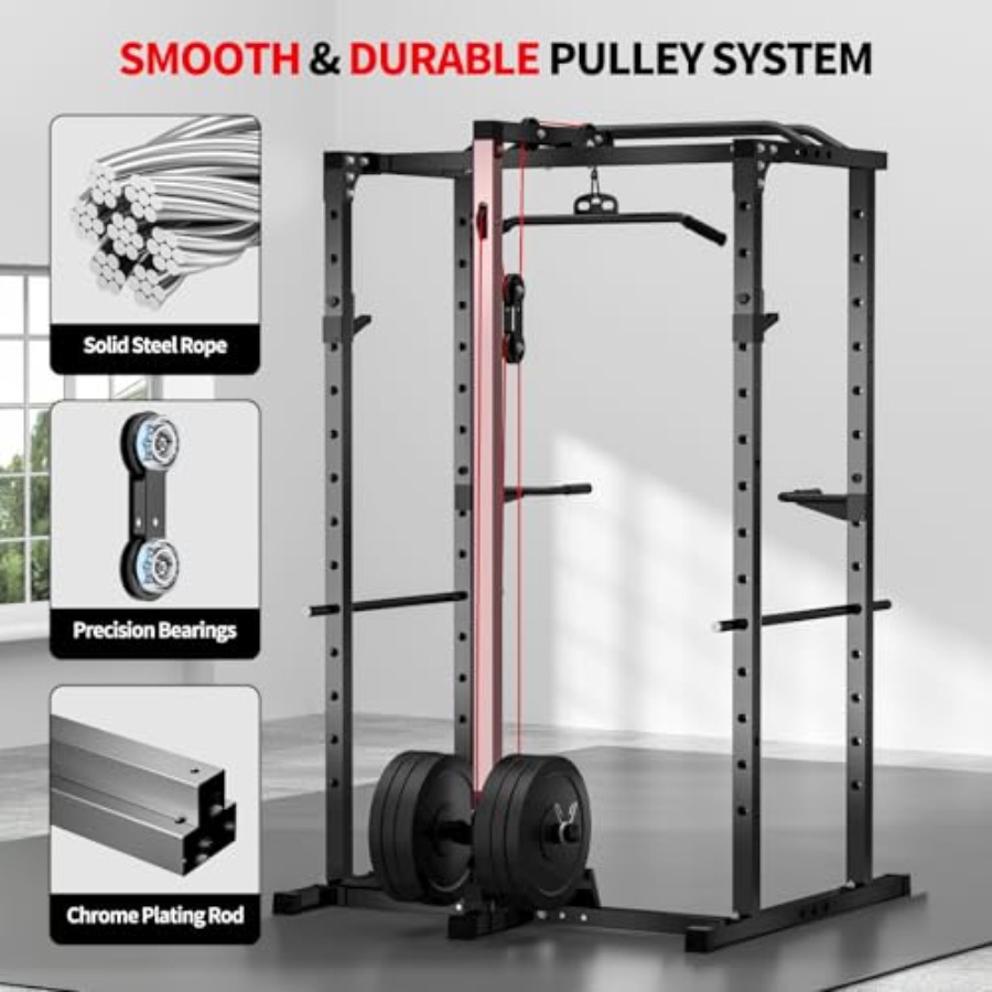 Home gym power rack with LAT p - Home Gym Multifunctional avaliação e preço