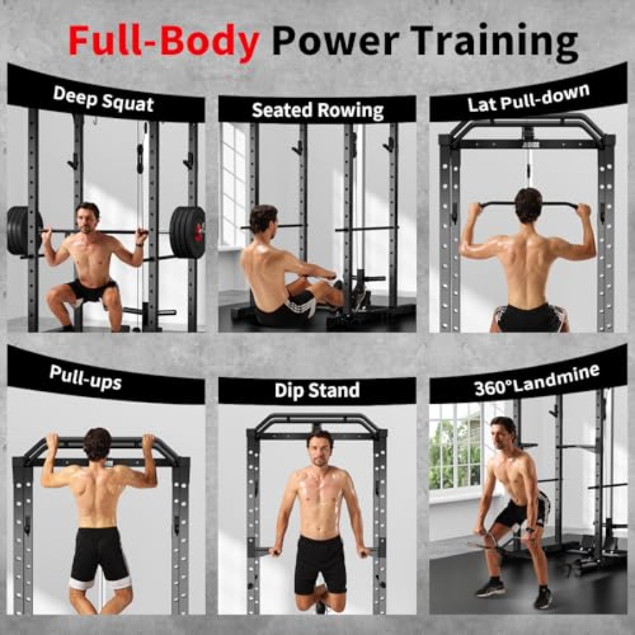 Home gym power rack with LAT p - Home Gym Multifunctional avaliação e preço