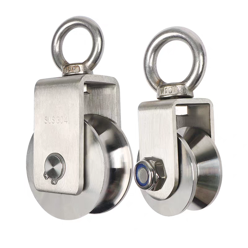 U Type Swivel Pulley 304 Stain - Home Gym Diy Pulley System avaliação e preço