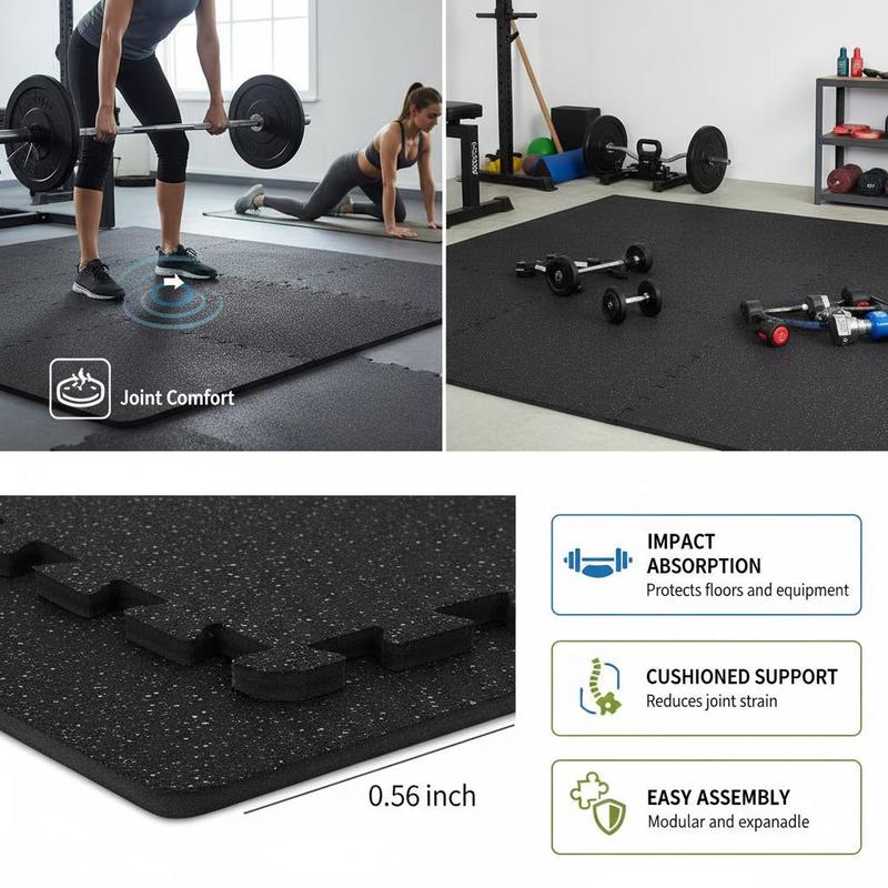 EVA Interlocking Foam Floor Ti - Home Gym Studio avaliação e preço