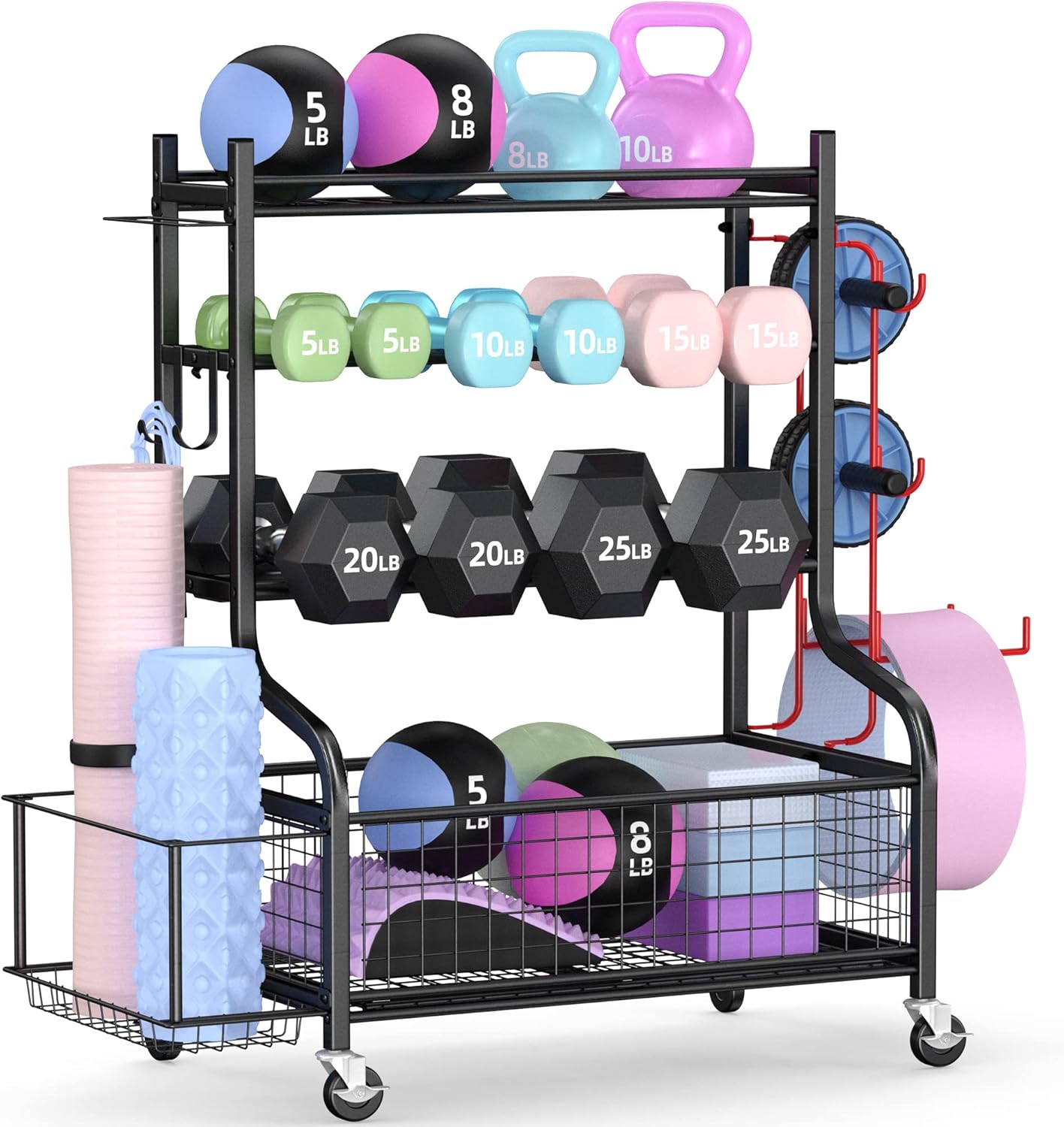 Home Gym Dumbbell Rack with Wh - Home Gym Dumbbells avaliação e preço