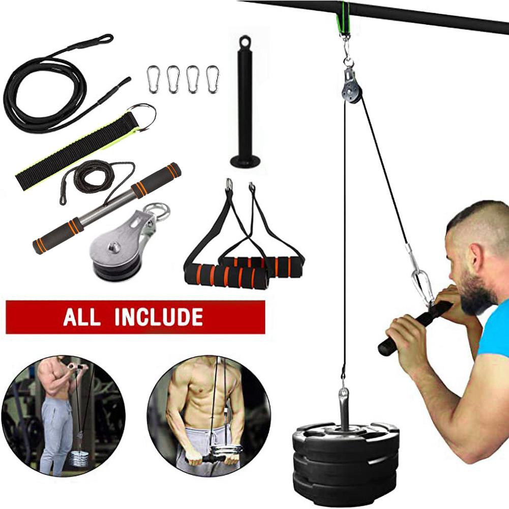 Fitness Pulley Cable System DI - Home Gym Diy Pulley System avaliação e preço