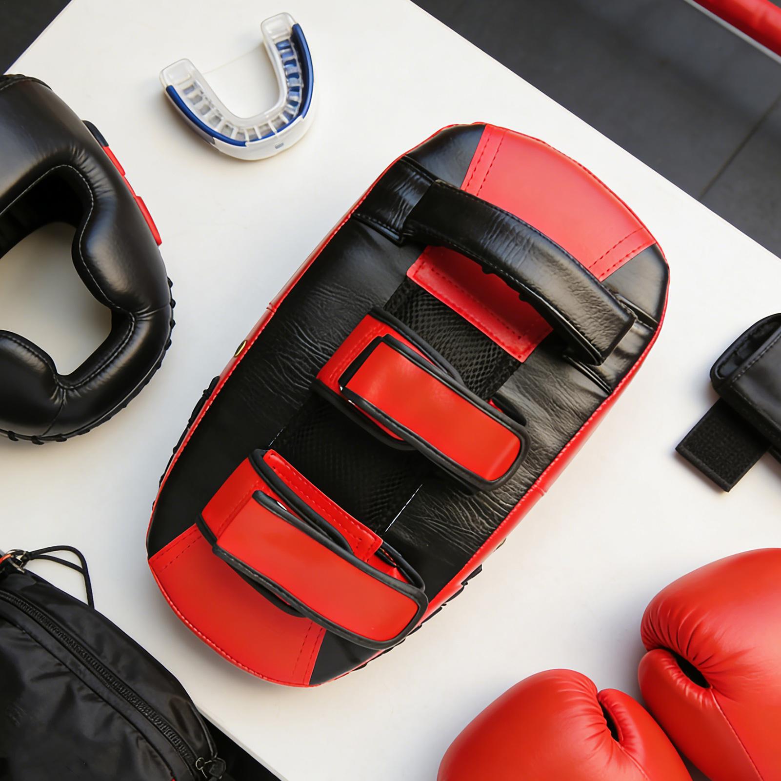 Boxing Pads PU Leather Curved  - Home Gym For Kids avaliação e preço