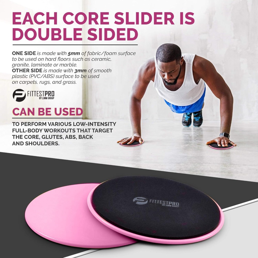 Core Sliders for Exercise - 2- - Gliding Disc Slider avaliação e preço