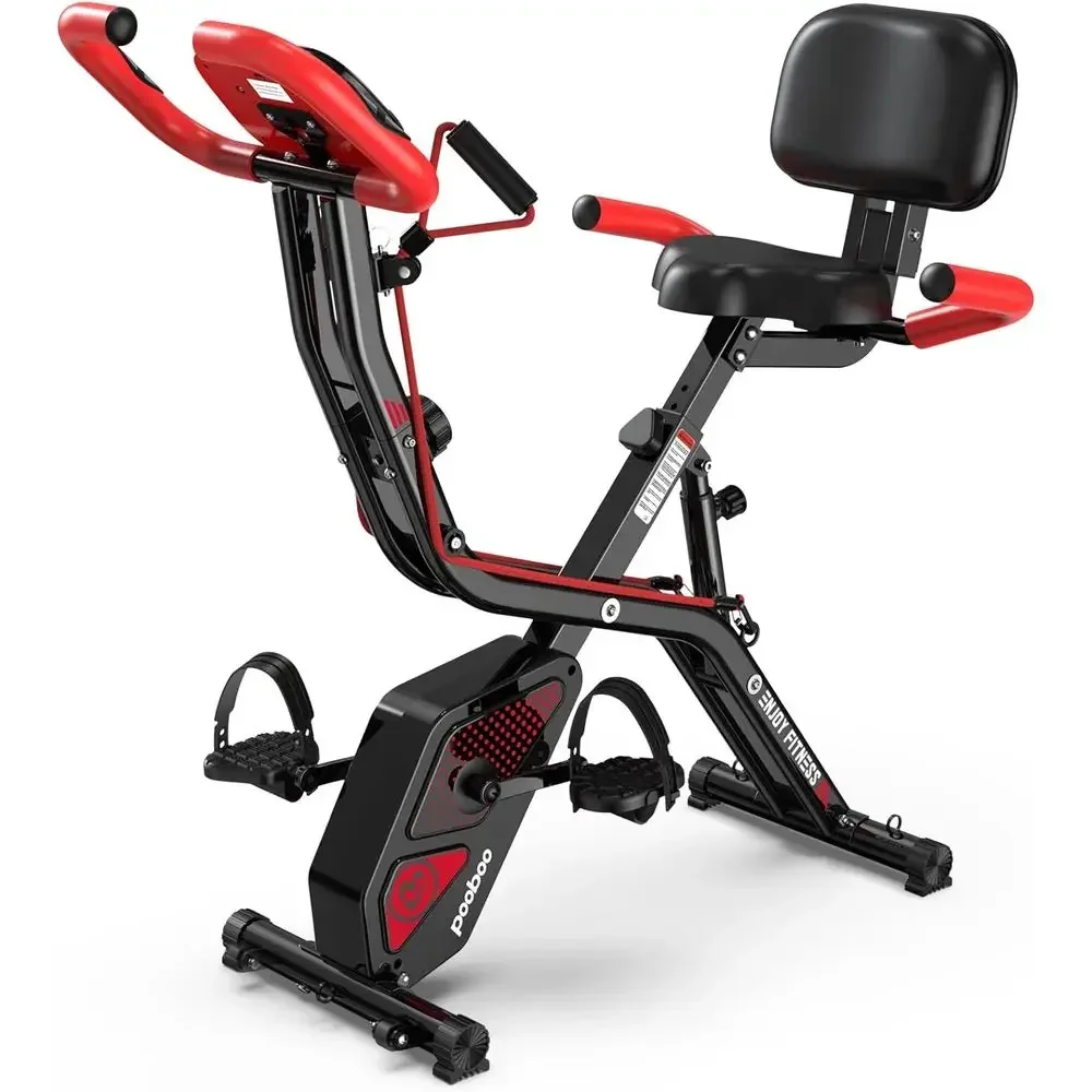 Upright Exercise Bike with Adj - Home Gym Resistance avaliação e preço