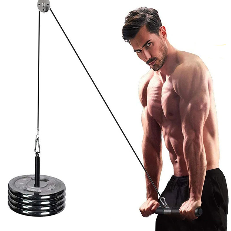 Silent Gym Cable Pulley System - Home Gym Diy Pulley System avaliação e preço