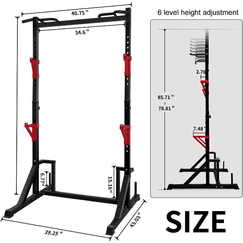 CANPA Multifunction Power Rack - Home Gym Multifunctional avaliação e preço